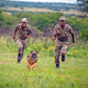Anti-poaching scouts Jonas and Kagiso train on MacTavish’s reserve.